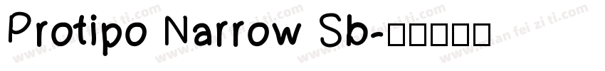 Protipo Narrow Sb字体转换
